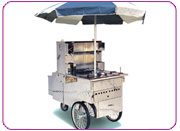hot dog cart