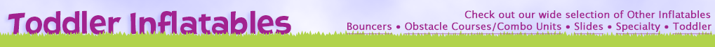 Toddler Inflatables Banner